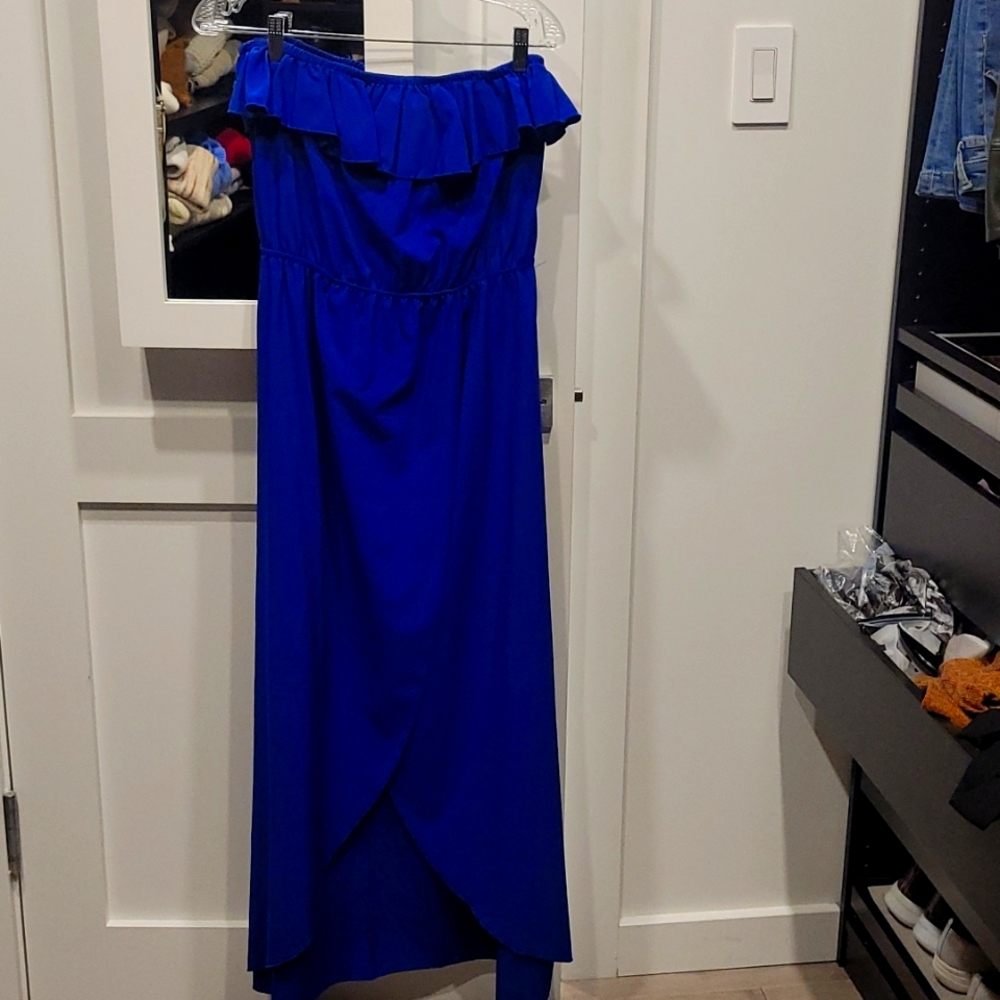 Vintage Maxi off the shoulder dress